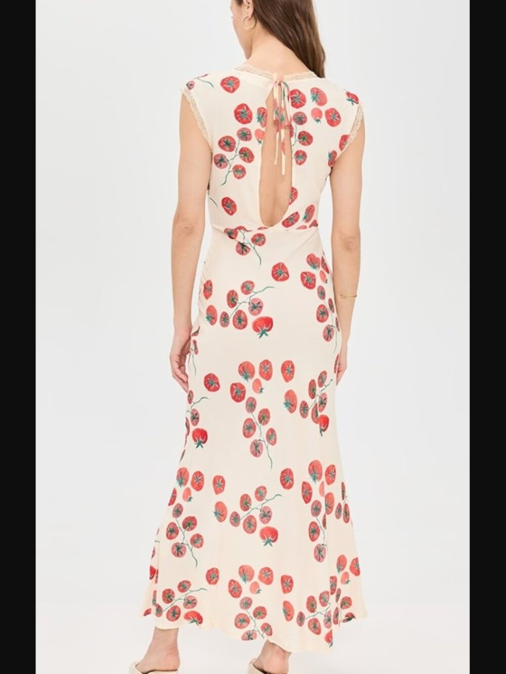 Vrg grl tomato print bias dress - Picture 2 of 6